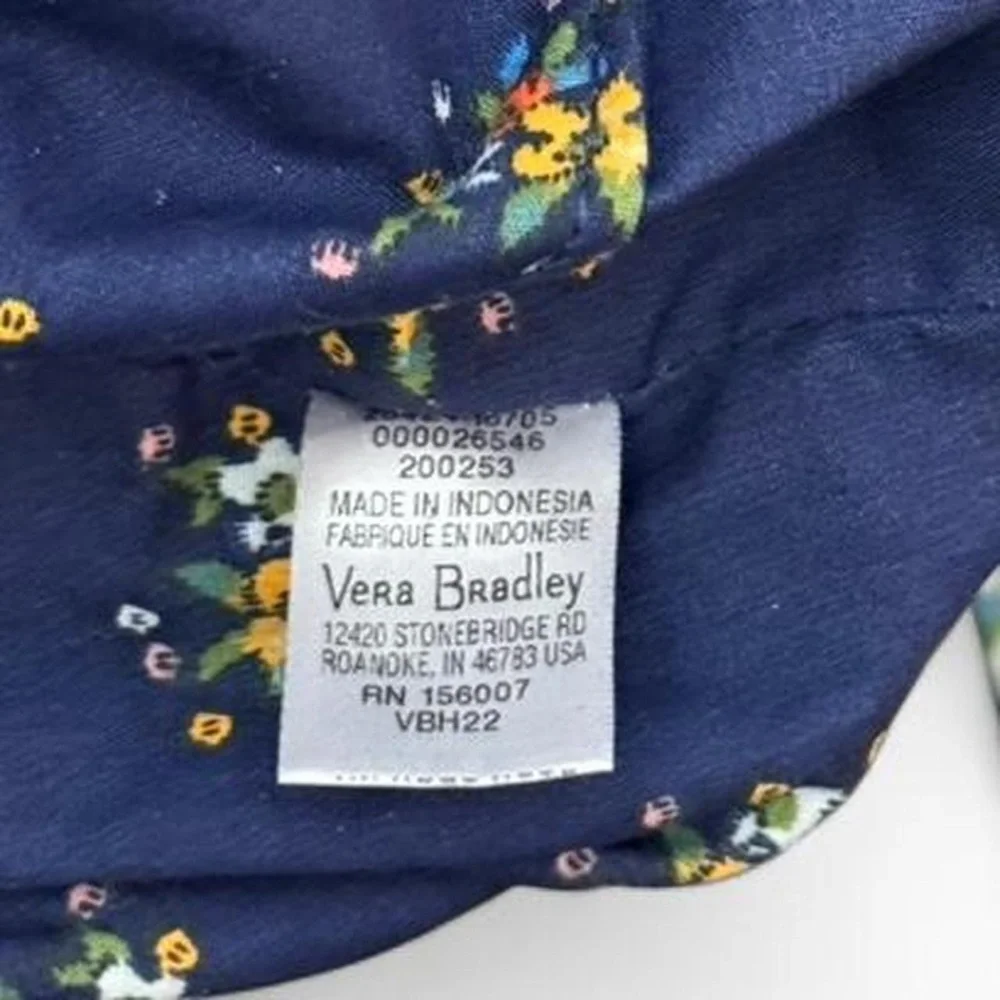 Vera Bradley Women's Cotton Glenna Satchel Purse - Picture 5 of 5